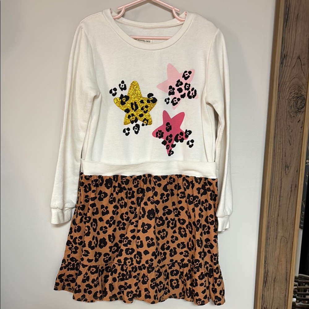 Leopard Print Star Dress